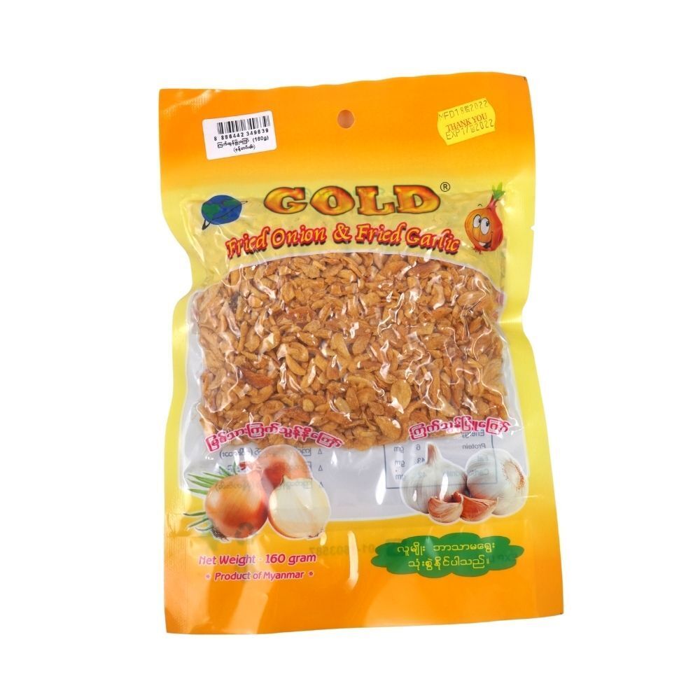 Gold Fried Garlic For Monhingha 160G