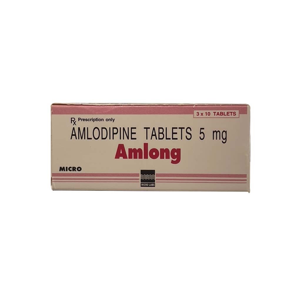 Amlong 5MG 10Tablets 1X3