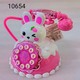 Baby Cele 6828 Rabbit Shape Telephone 10654 Pink