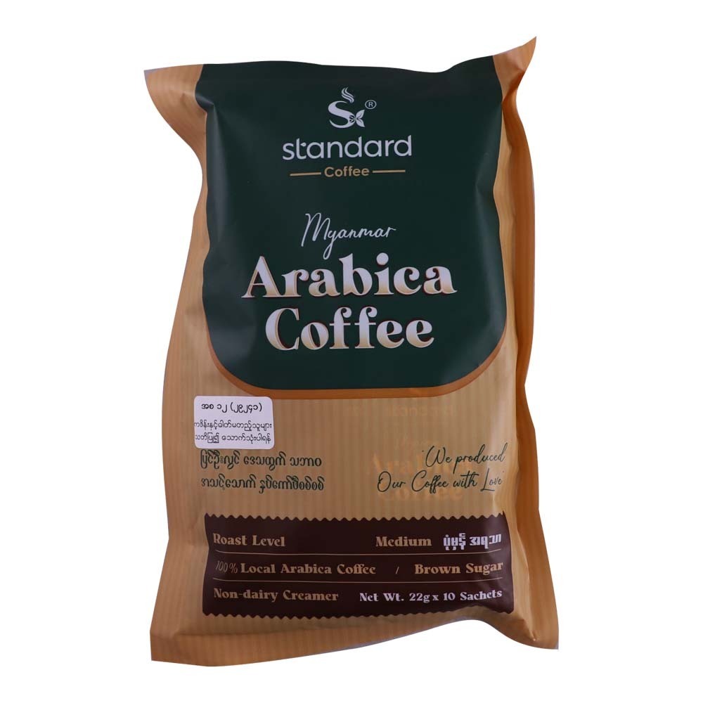 Standard Arabica Instant Coffee 220G 10PCS (Pon Hman)