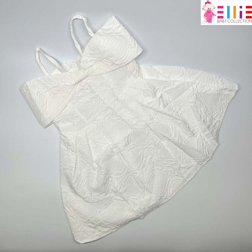 Ellie Baby Formal Dress White 7T CMO14