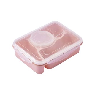 Food Container Lunch Box 4 Comparment Blue
