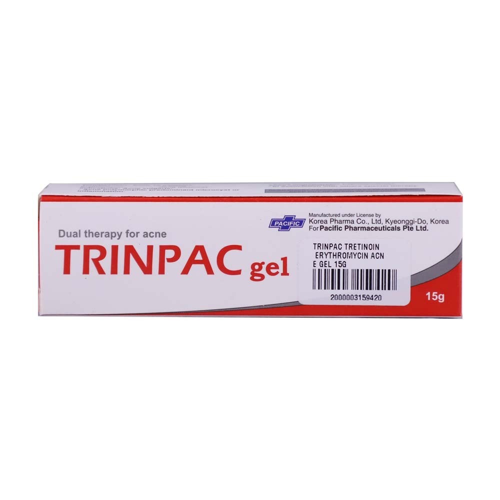 Trinpac Tretinoin&Erythromycin Acne Gel 15G