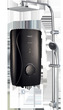 Prato Instant Water Heater without Pump + Rain Shower (PRT-S8E)