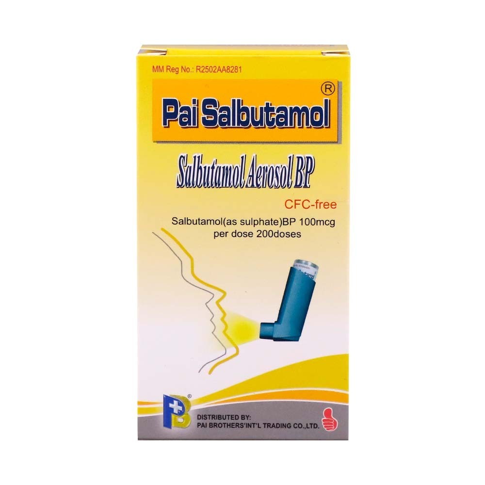 Pai Salbutamol 100MCG Inhaler 200Doses