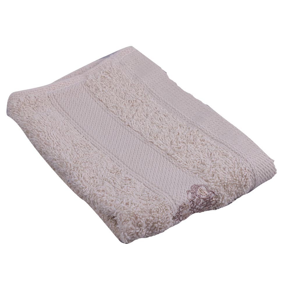 City Selection Face Towel 12X12IN CBR071 Creamy