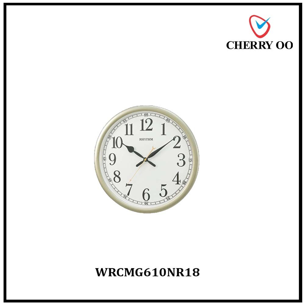 Rhythm Wall Clock WRCMG610NR18  Cherry Oo