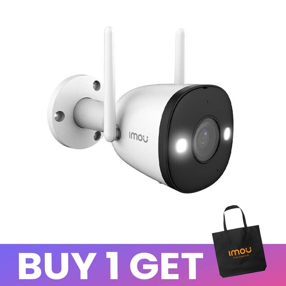 IMOU Bullet 2E Wifi CCTV (4MP, Wifi+RJ45) CCTV  (IPC-F42FP-D-imou)
