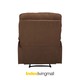 Furinbox  Riley Fabric Manual Recliner 1/S Brown