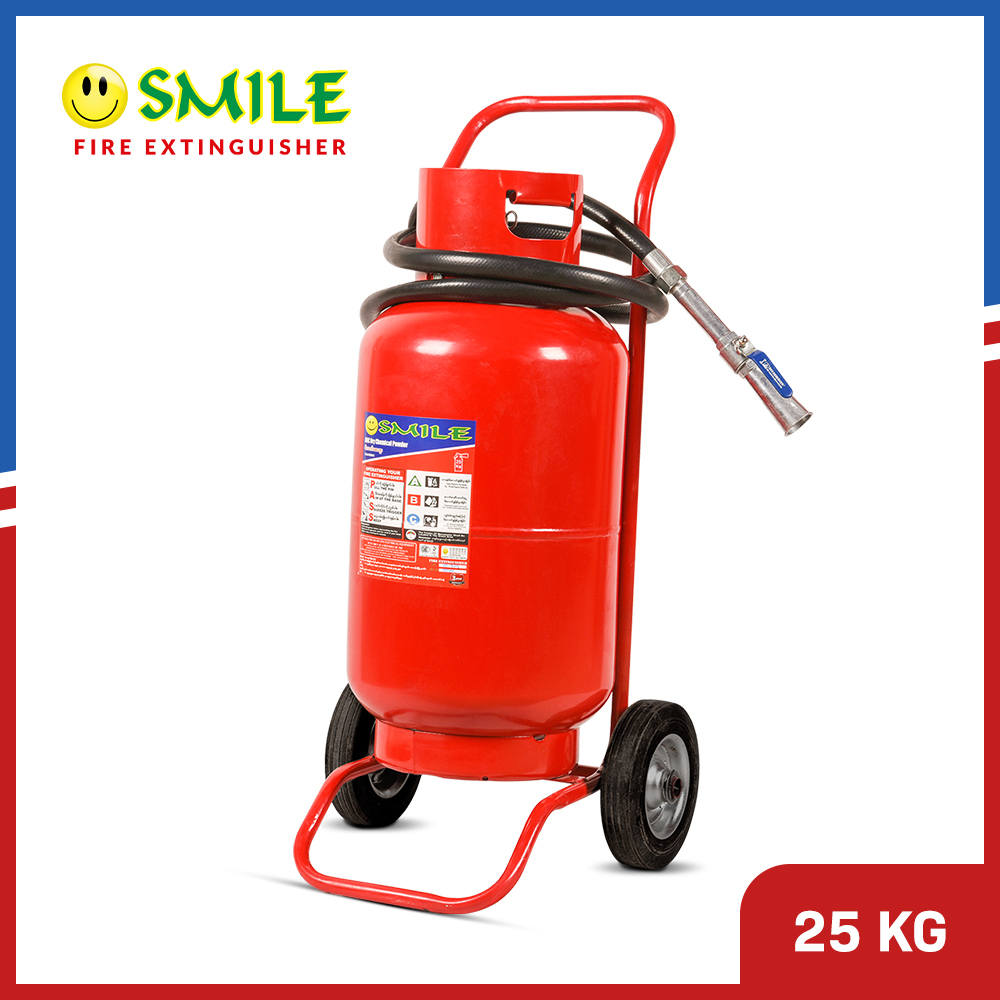 SMILE 25 Kg ABC DCP Fire Extinguisher With Pipe