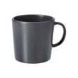 Ikea Dinera Mug, 30 CldineraMug, Dark Grey, 30 CL White 203.506.48