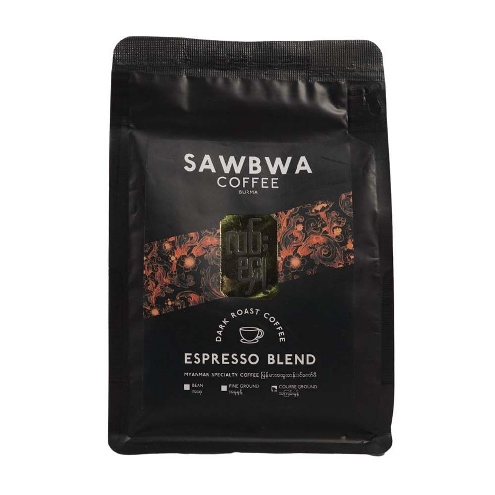 Sawbwa Espresso Blend Course Ground Coffee 200G