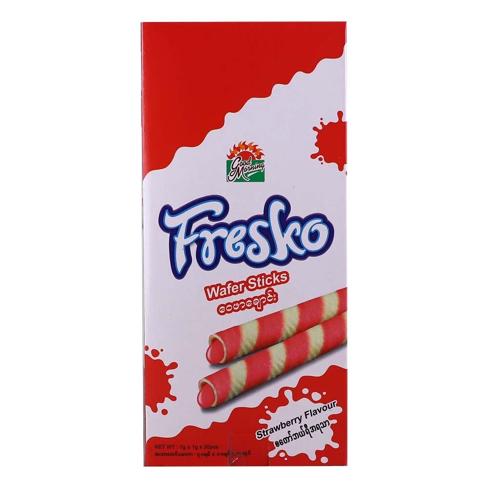 Good Morning Fresko Strawberry Wafer Stick 220G