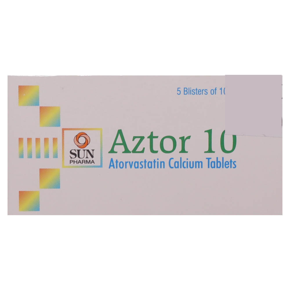 Aztor 10 Atorvastatin Calcium 10Tablets 1X5