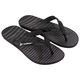 Rider Feel Urban Thong Ad Flip (No-9) Black, Dark Grey & White 212318AU45809