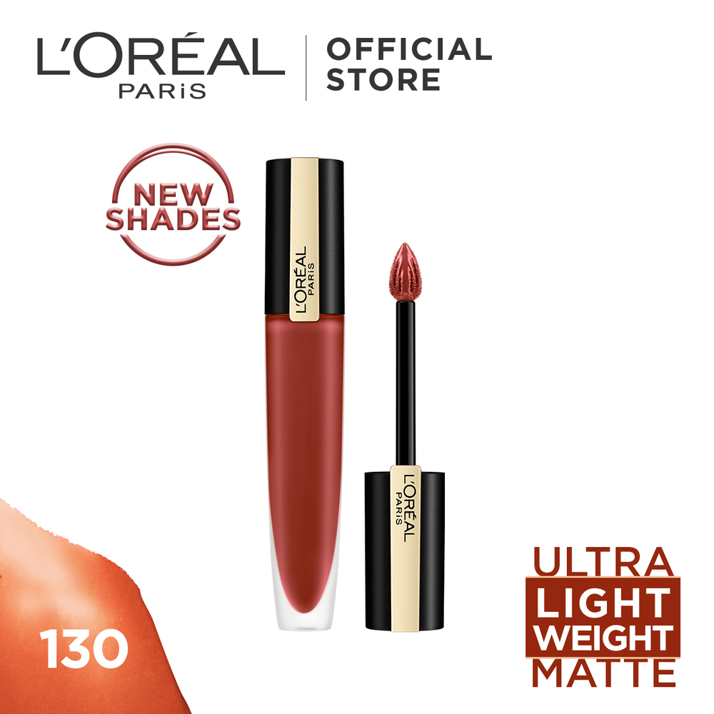 Loreal Rouge Signature Matte Ink Liquid Lipstick 130 I Amaze 7ML