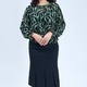 Kudos Chiffon Blouse Hale Navy B-005-HN XL