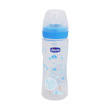 Chicco Baby Well-Being Feeding Bottle 330ML Blue (4M+)