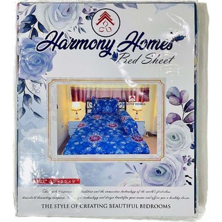 Harmoy Homes Bed Sheet Single (3.5' x 6.5' x 9") HH Single 210