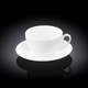 Wilmax Tea Cup & Saucer 8 OZ (250ML) (3PCS) WL - 993000