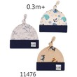 Baby Cele 3-Pairs Newborn Hat 11476 0-3Months (Random)