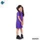 Max & Mia Kids Girl Polo Dress MM9929 Purple Small