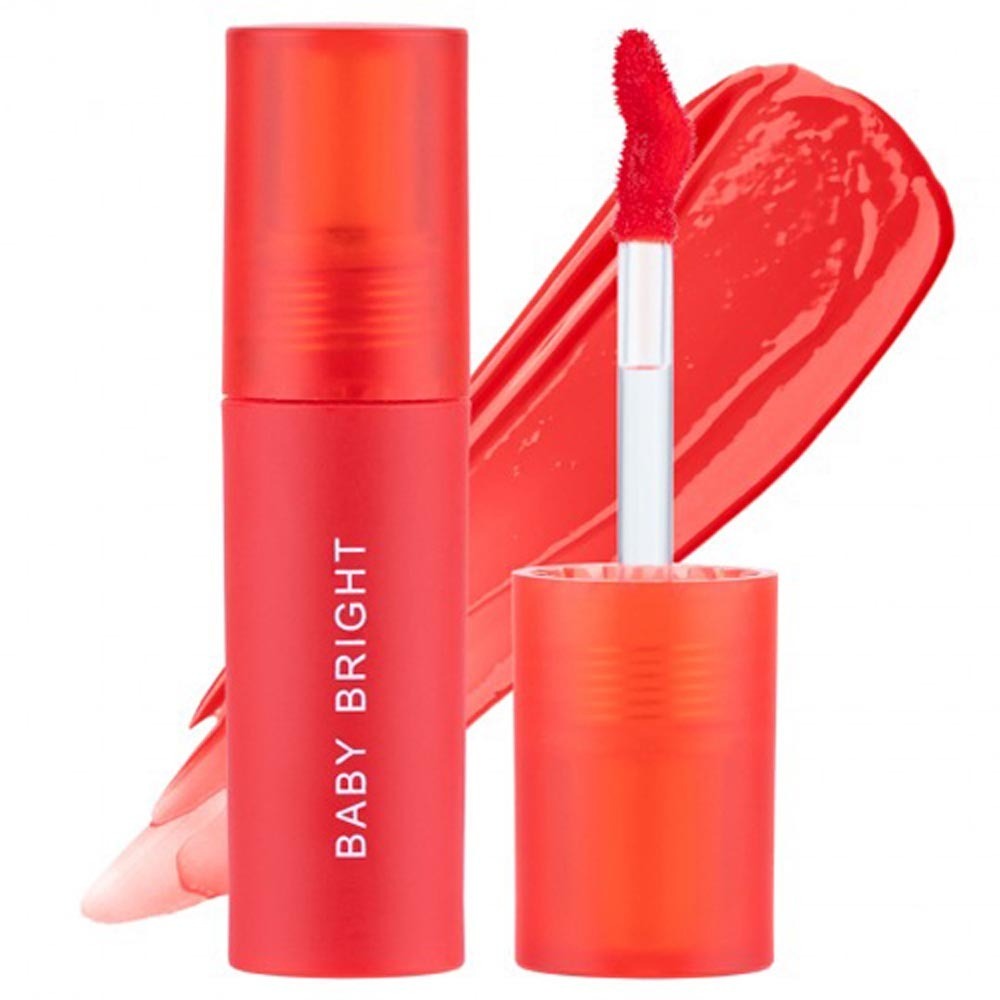 Baby Bright Mask Friendly Lip Tint 2.4G / #03 Peach Tea