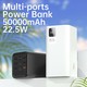 Konfulon J-13 (50000mAh Fast Charging 22.5W Power Bank) White