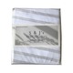 S&J Double Bed Sheet Horizontal brown triple stripe  SJ-01-26
