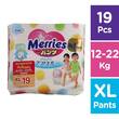 Merries Baby Diaper Pants Boy & Girl 19 pcs (XL)