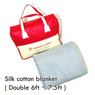 Harmony Homes Silk Cotton Blanket Double HH Double-008