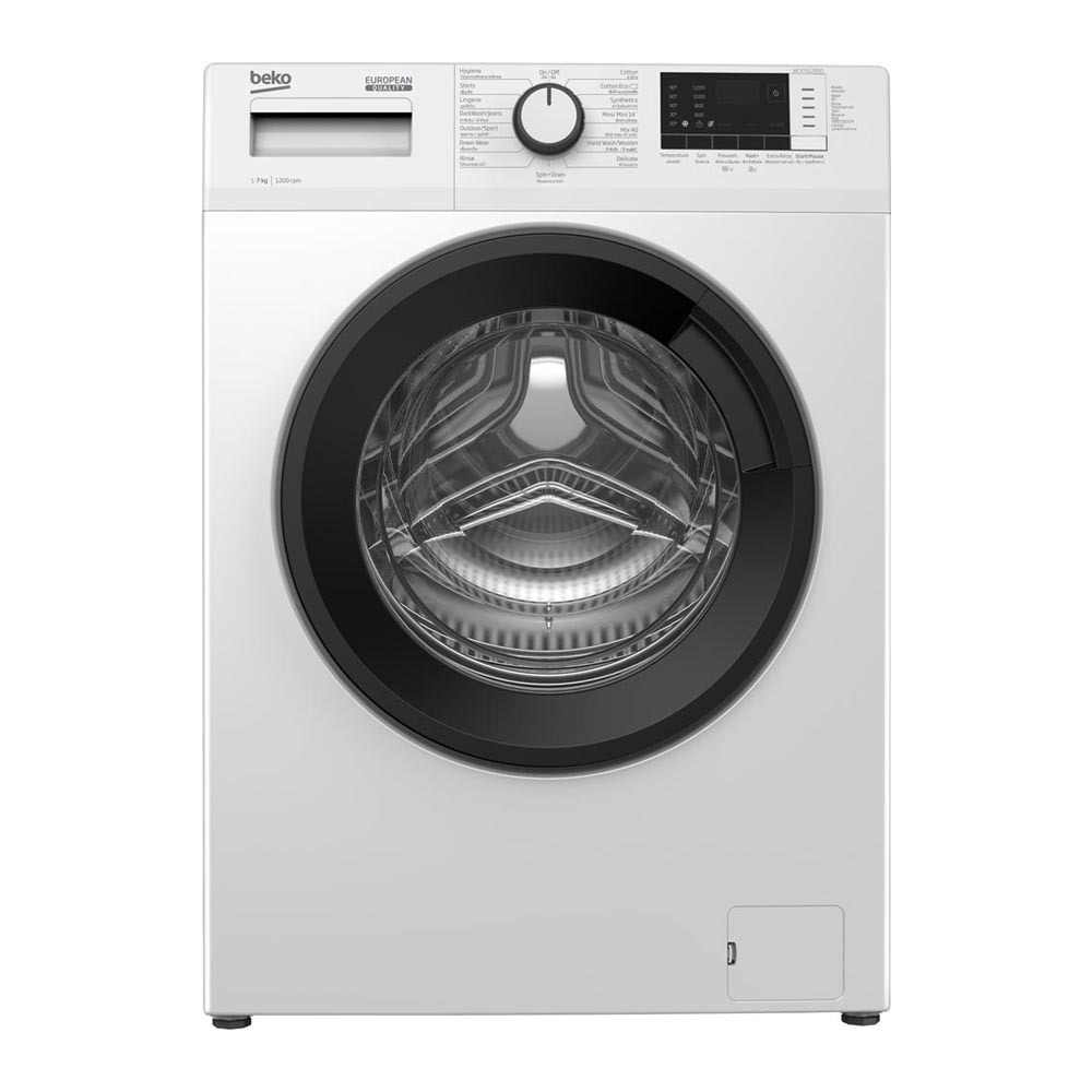 Beko Freestanding 7kg Front Load Washing Machine / 1200 RPM (WCV7612BS0)