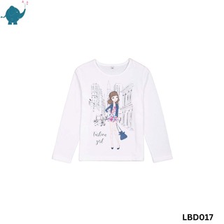 Max & Mia Kid Girl Long-sleeve Top LBD017 White 3 Years