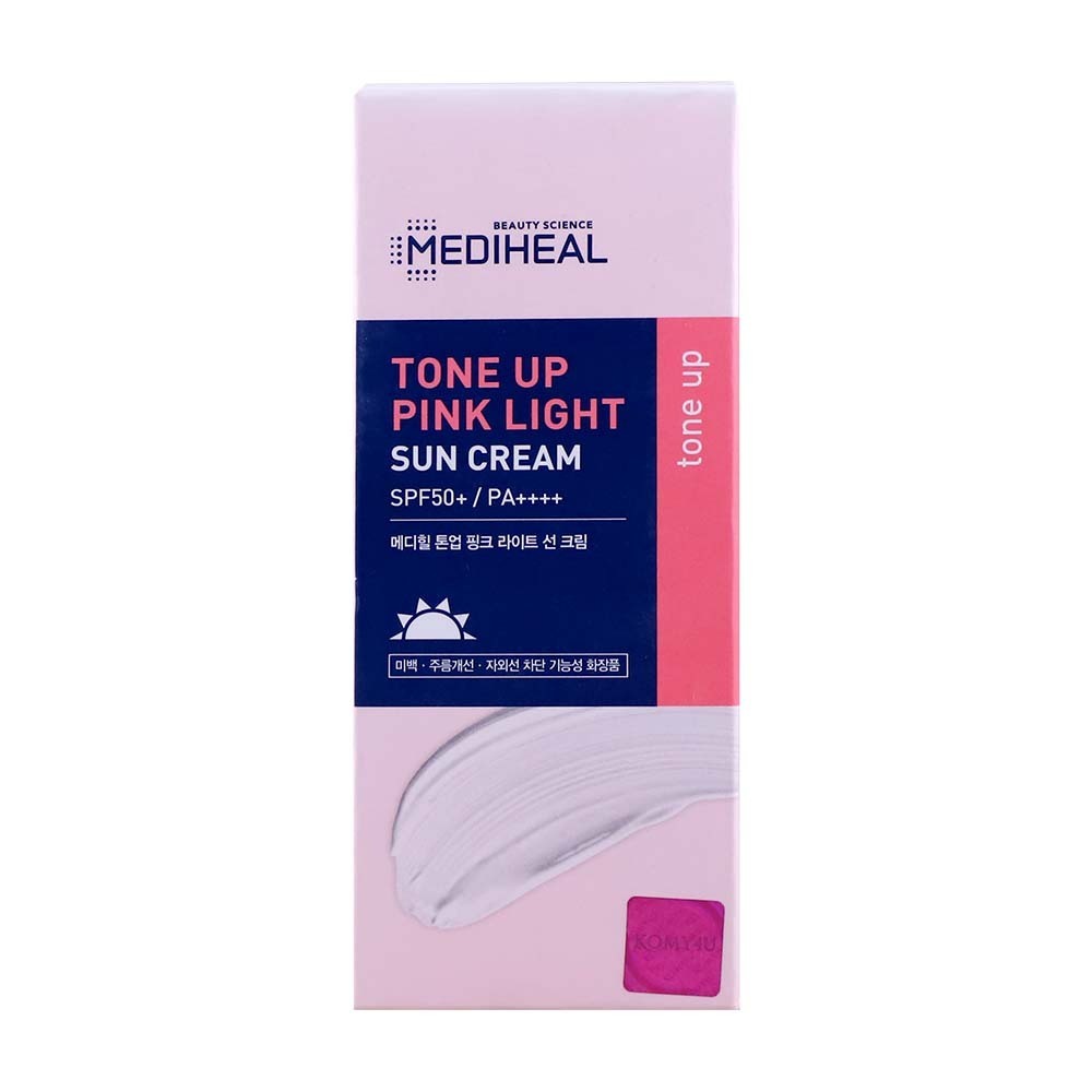 Mediheal Tone Up Pink Light Sun Cream SPF50+ PA++++ 45ML