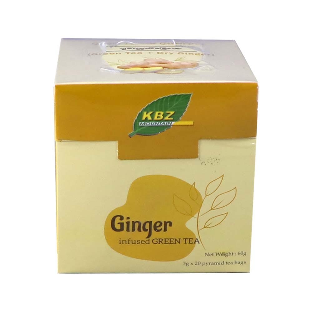 KBZ Mountain Ginger Infused Green Tea 60G 20Bags