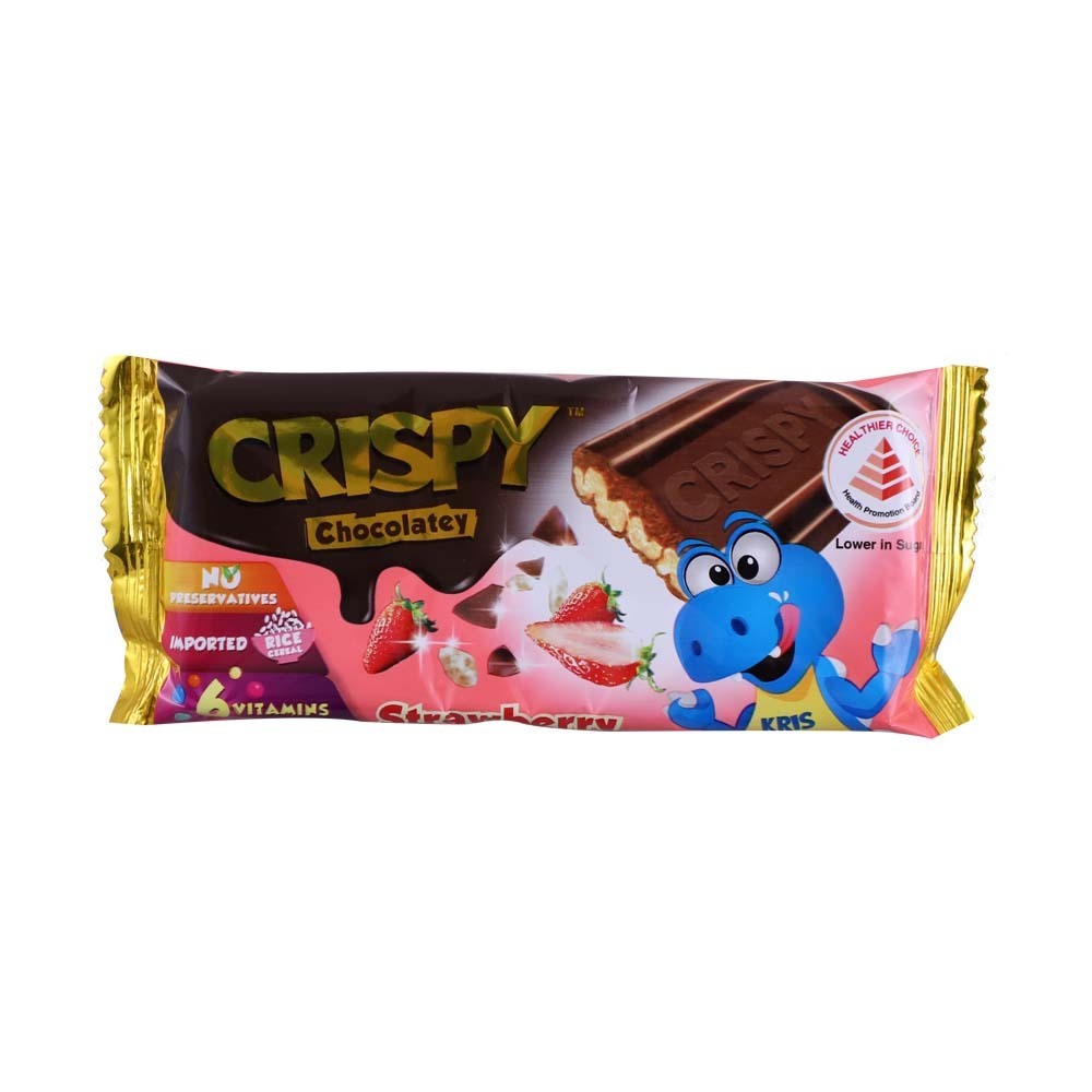 Crispy Chocolate Bar Strawberry 35G