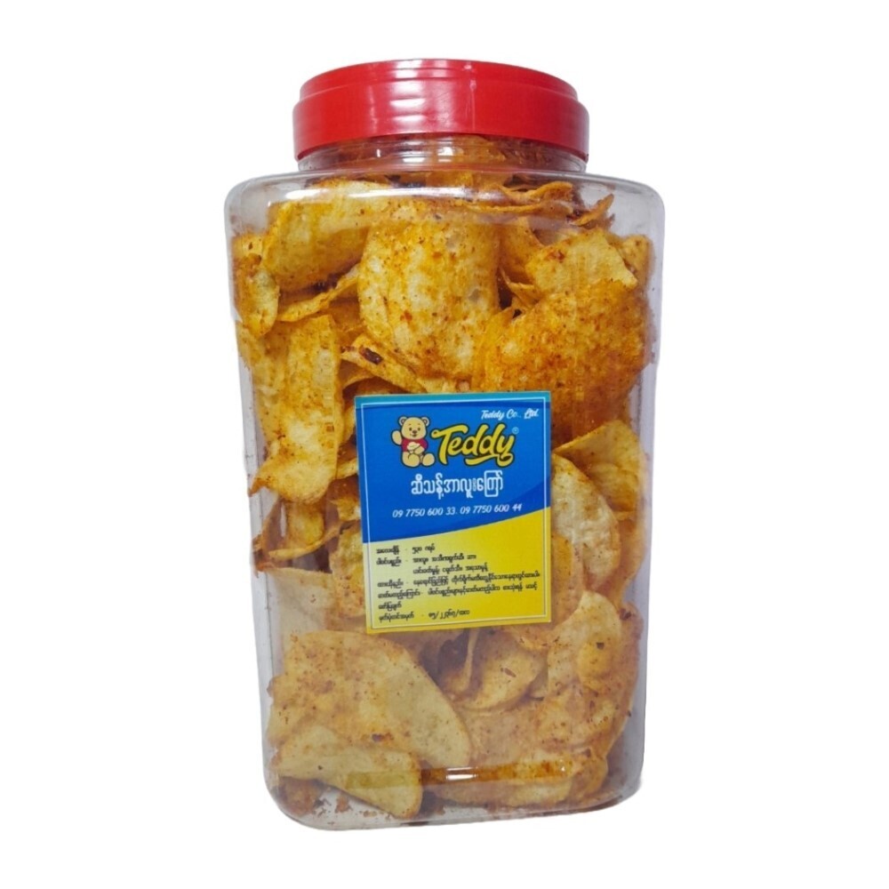 Teddy Potato Chips Plain 530G (Spicy)