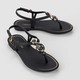 Grendha Harmonia Sand Ad Sandal (No-5) Black
 119084BG46705