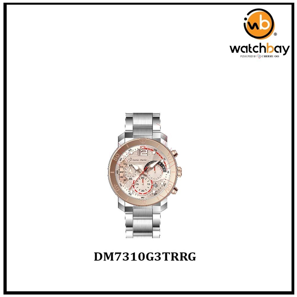 Dennis Martin Women Watch DM7310G3TRRG Cherry Oo