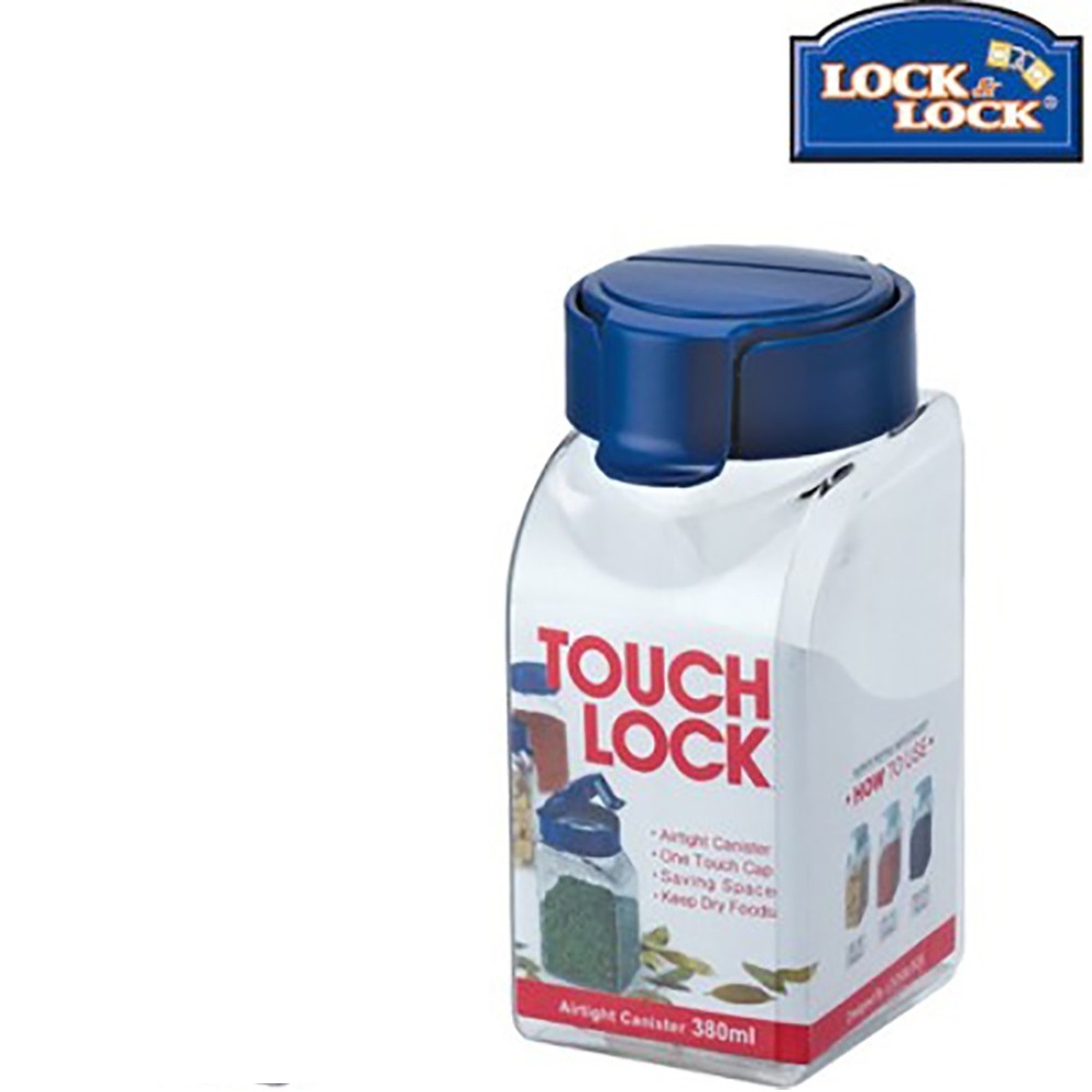 HTE500 Lock & Lock Canister Bottle 380ML Blue