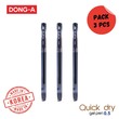 Dong-A My Gel Q -Black Ink (Pack/3 Pcs) MYGELQ-BK