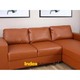 Winner Polly PVC L-Shape Sofa/L Mild Brown