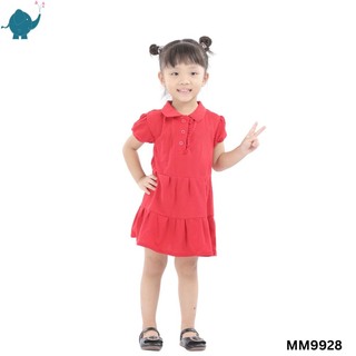 Max & Mia Girl Short-Sleeve Polo Dress MM9928 Dark Blue Small