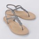 Grendha Todo Dia Sand Ad Sandal (No-5) Silver/Beige
 118965BJ37305