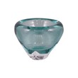 Glass Candle Holder Green Clear (M)