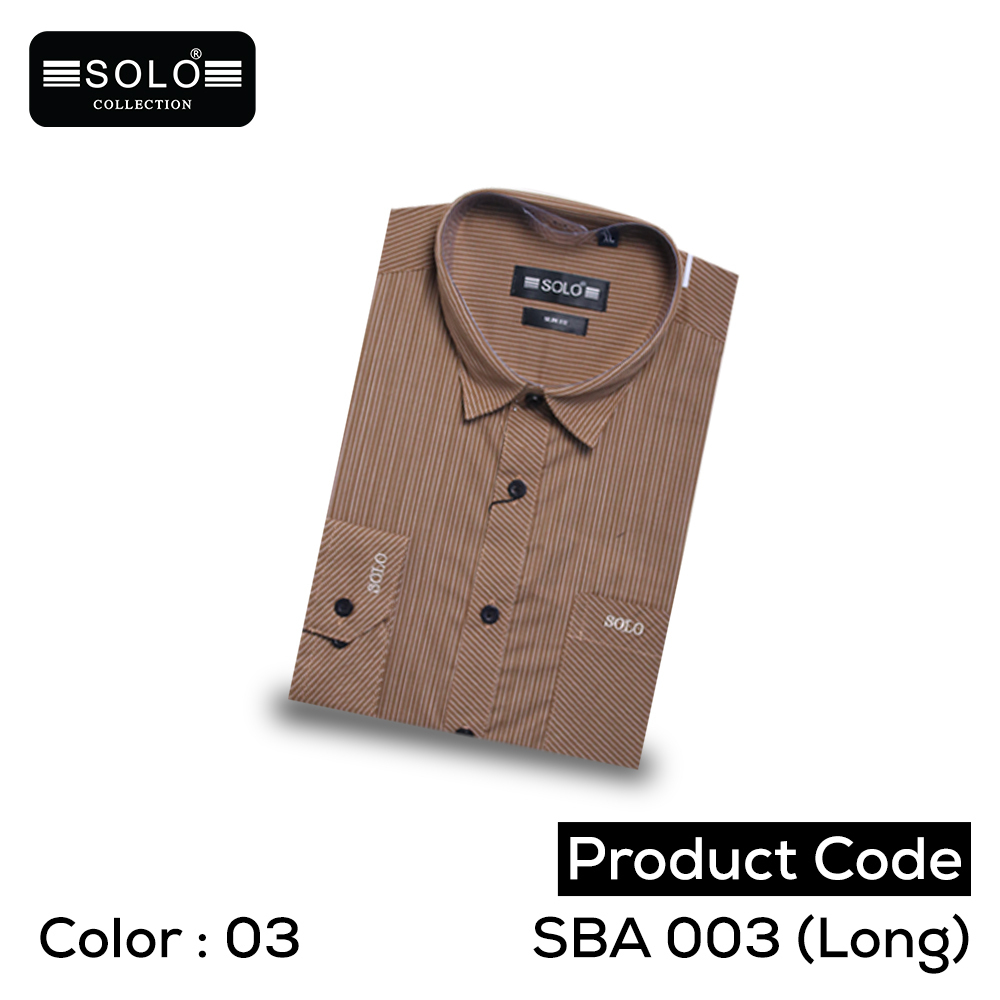 Solo Collection SBA 003 (Long) Slim Fit Shirt Medium 03