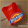 memo ygn Dickies unisex Printing T-shirt DTF Quality sticker Printing-Red (Small)