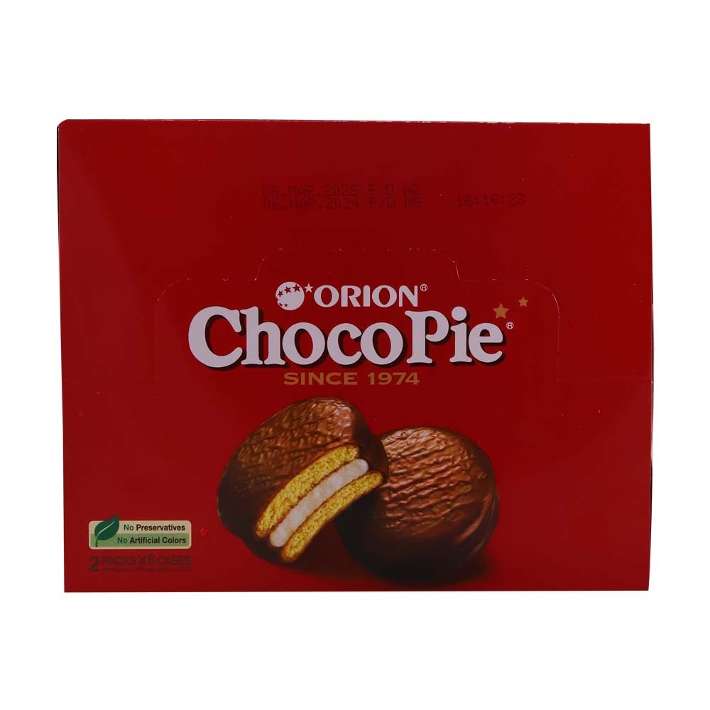 Orion Choco Pie 2PCS 60Gx6