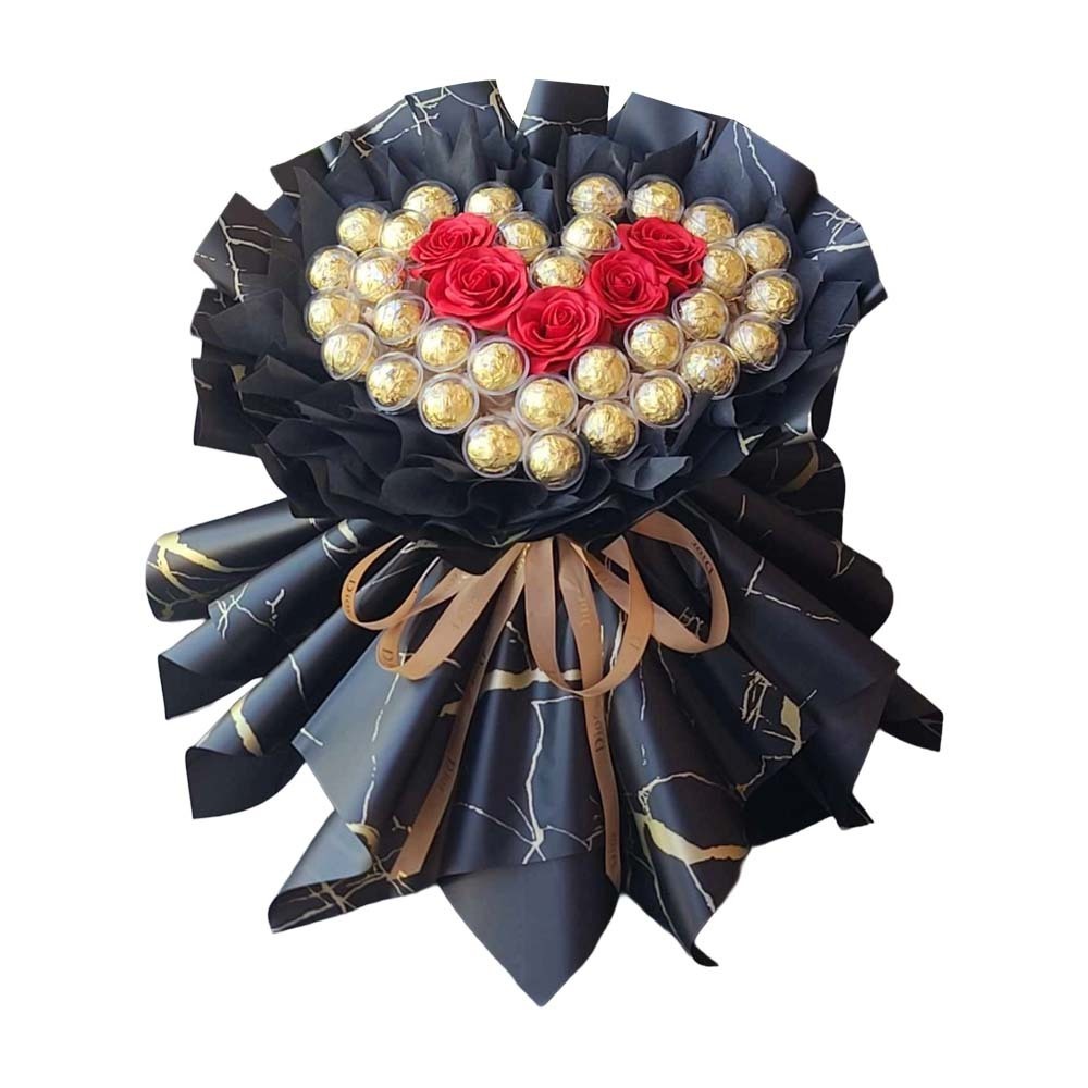 Li Li Floral Service Golden Heart Rose