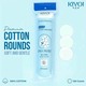 Beauty House Kiyoi  Dual Textured Cotton Round 120PCS